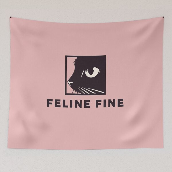 Aperçu de l'œuvre Collection de chats minimalistes modernes noirs et raffinés créée et vendue par TZAR WORKS.