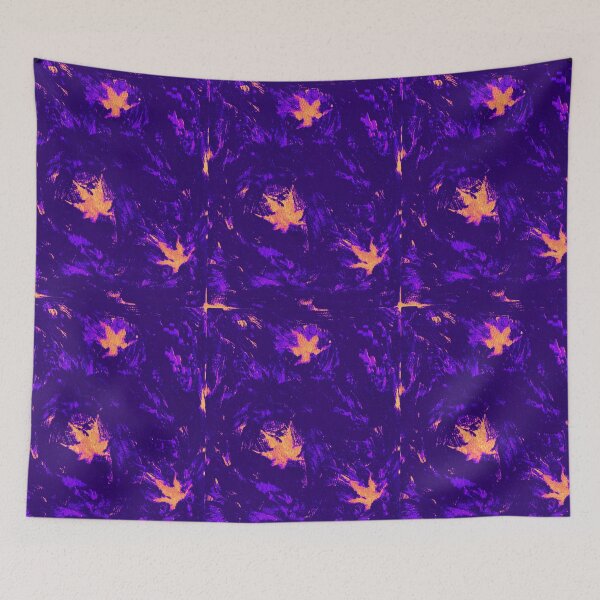 Item preview, Japanese Maple in Silver Moonlight — Violet Orange designed and sold by Gentle Bookbinding.