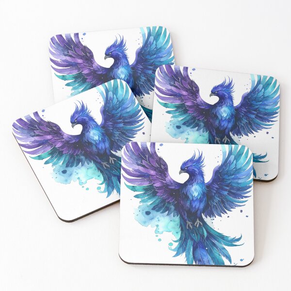Item preview, Watercolor Phoenix of Rebirth designed and sold by LiskoDesign.