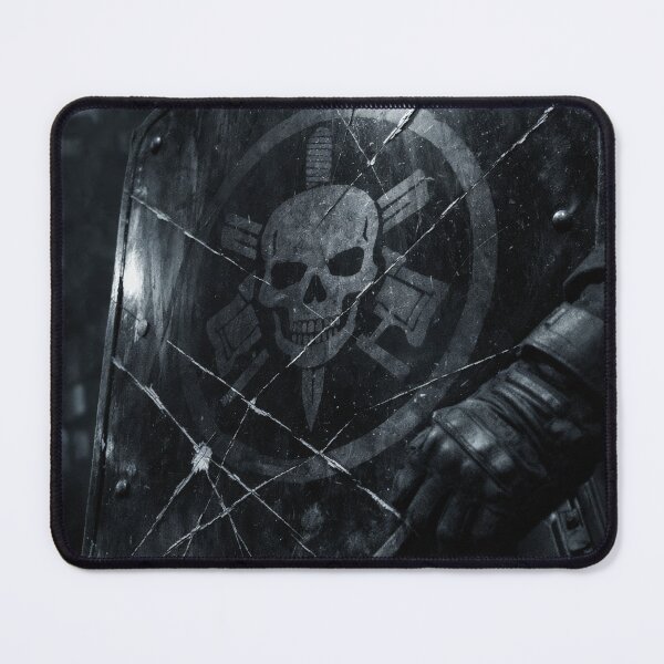 Item preview, Dark Tactical Shield Skull Emblem Military Cinema Poster designed and sold by Cine8.