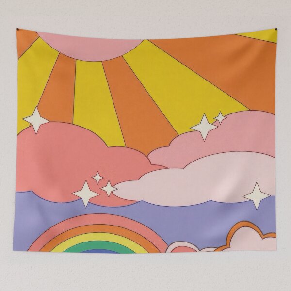 Item preview, peter max (54) - Peter Max Style Psychedelic Pop Art — Bold Colors Cosmic Retro 60s Print designed and sold by KirstenShShop.