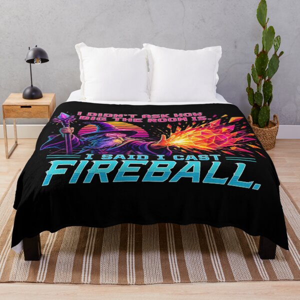 Item preview, I Didnt Ask How Big The Room Is I Cast Fireball RPG designed and sold by Fenay Designs.
