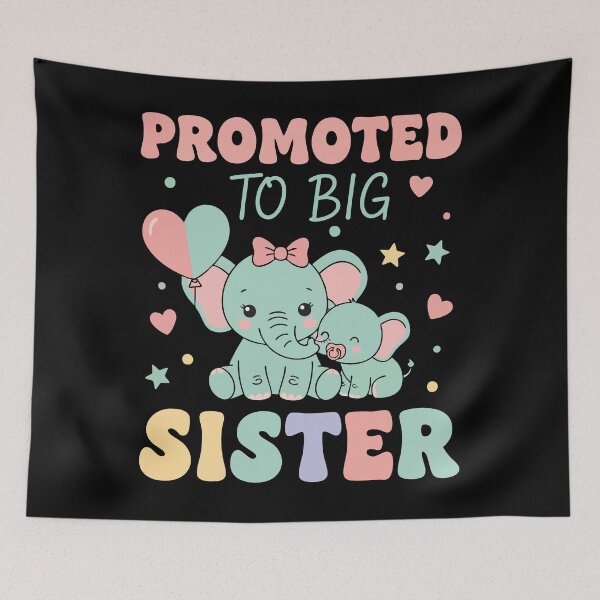 Artikelvorschau, Gender-Reveal-Party wird zur Babyparty für die große Schwester entworfen und verkauft von LuminOrb.