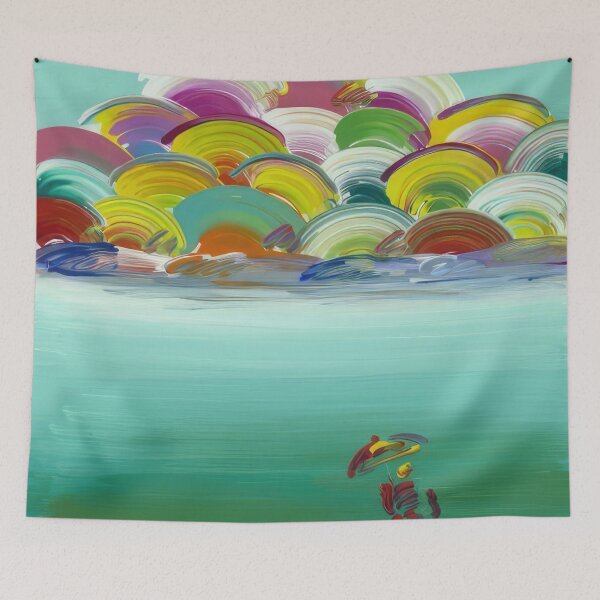 Item preview, peter max (56) - Peter Max Style Psychedelic Pop Art — Bold Colors Cosmic Retro 60s Print designed and sold by KirstenShShop.