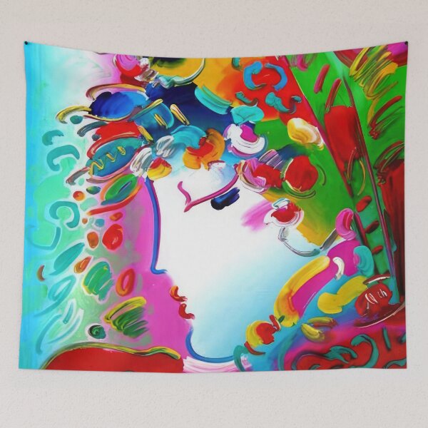 Item preview, peter max (59) - Peter Max Style Psychedelic Pop Art — Bold Colors Cosmic Retro 60s Print designed and sold by KirstenShShop.