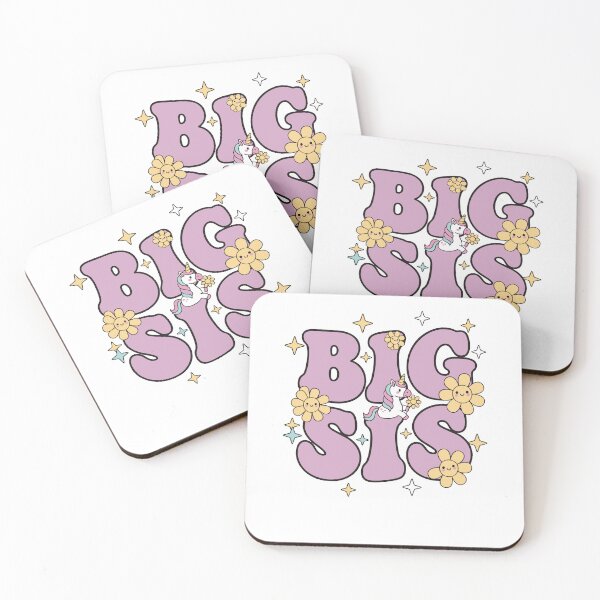 Item preview, Gender reveal Big Sis big sister baby shower team designed and sold by LuminOrb.