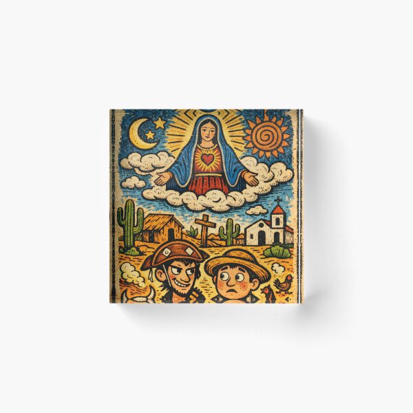 Item preview, Colorful Brazilian Cordel Sertão Folk Art Cinema Poster designed and sold by Cine8.