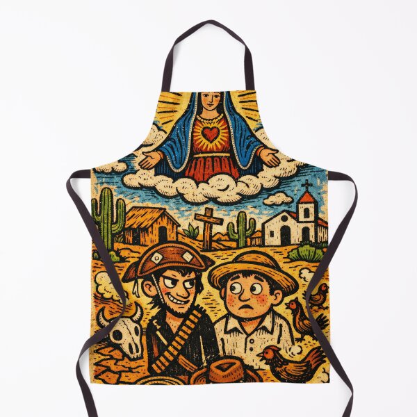 Item preview, Colorful Brazilian Cordel Sertão Folk Art Cinema Poster designed and sold by Cine8.