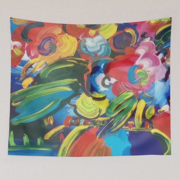 Item preview, peter max (6) - Peter Max Style Psychedelic Pop Art — Bold Colors Cosmic Retro 60s Print designed and sold by KirstenShShop.