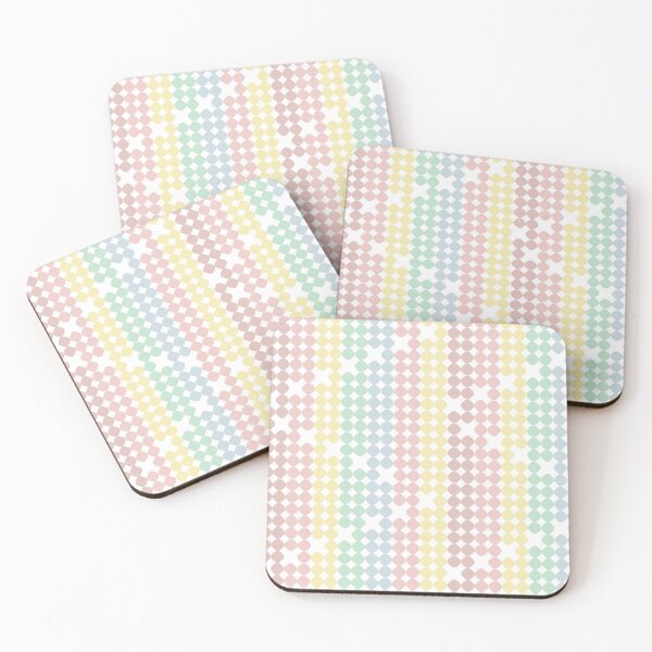 Item preview, Soft Pastel Stitched Stripe Decor | Textured Geometric Pattern designed and sold by Mellowtint Studio.