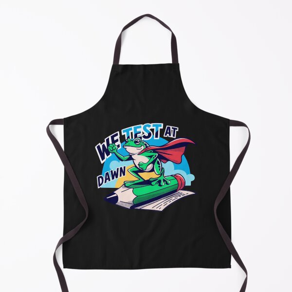 Item preview, We Test At Dawn Funny Frog Test Day designed and sold by Rafael Bee.