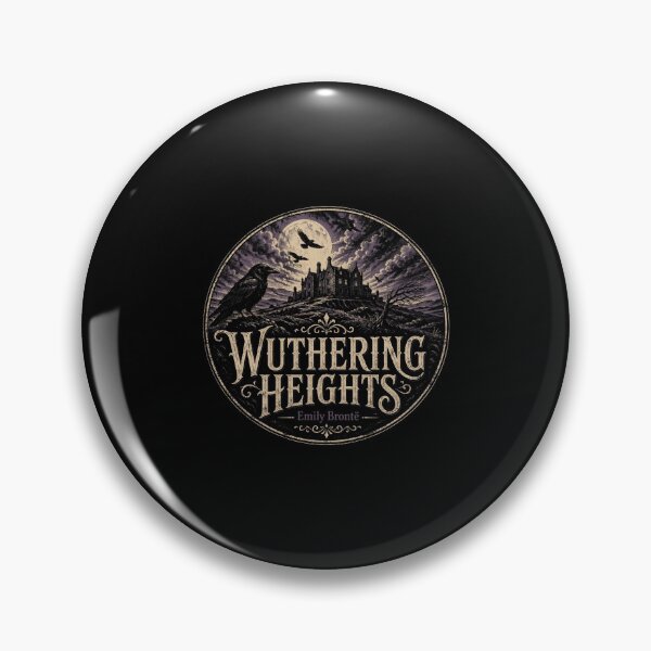 Item preview, Wuthering Heights Emily Bronte Gothic Manor Ravens designed and sold by Fenay Designs.