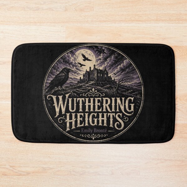 Item preview, Wuthering Heights Emily Bronte Gothic Manor Ravens designed and sold by Fenay Designs.