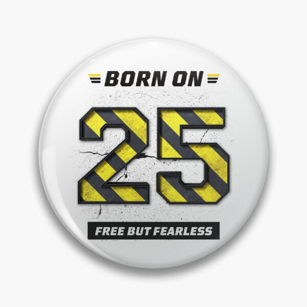 Item preview, 25th Birthday Shirt – Free But Fearless Graphic Tee, Bold Streetwear, Born in 2000 designed and sold by amareshdas008.