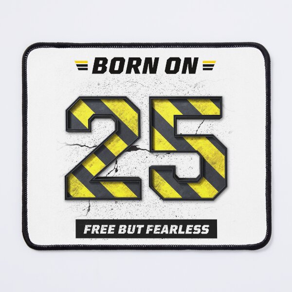 Item preview, 25th Birthday Shirt – Free But Fearless Graphic Tee, Bold Streetwear, Born in 2000 designed and sold by amareshdas008.