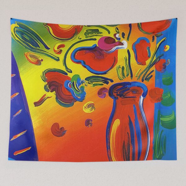 Item preview, peter max (61) - Peter Max Style Psychedelic Pop Art — Bold Colors Cosmic Retro 60s Print designed and sold by KirstenShShop.