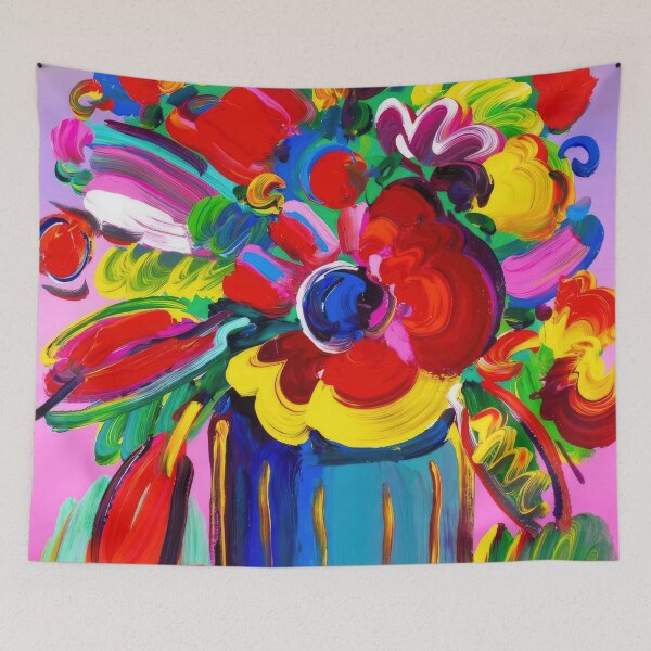 Item preview, peter max (62) - Peter Max Style Psychedelic Pop Art — Bold Colors Cosmic Retro 60s Print designed and sold by KirstenShShop.
