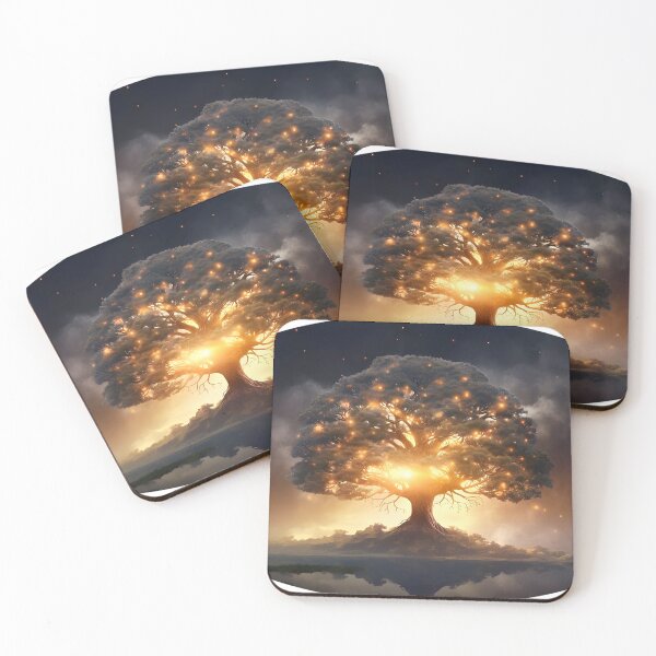 Item preview, Tree of Life – Mystical Light Fantasy Art designed and sold by LoneStarArtworks.