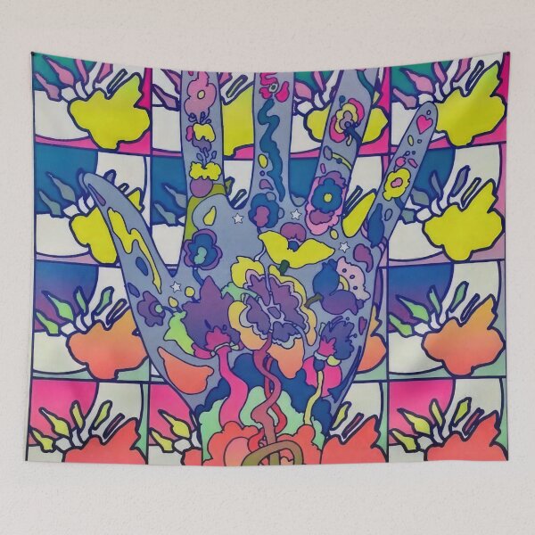 Item preview, peter max (65) - Peter Max Style Psychedelic Pop Art — Bold Colors Cosmic Retro 60s Print designed and sold by KirstenShShop.