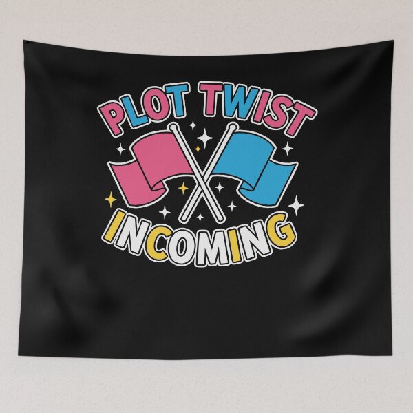 Item preview, Gender Reveal Plot Twist Incoming Team Pink Team designed and sold by LuminOrb.