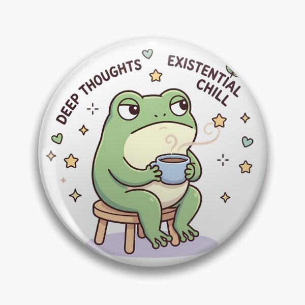 Item preview, Sad Frog Coffee Cartoon designed and sold by MzulhilmiZam.