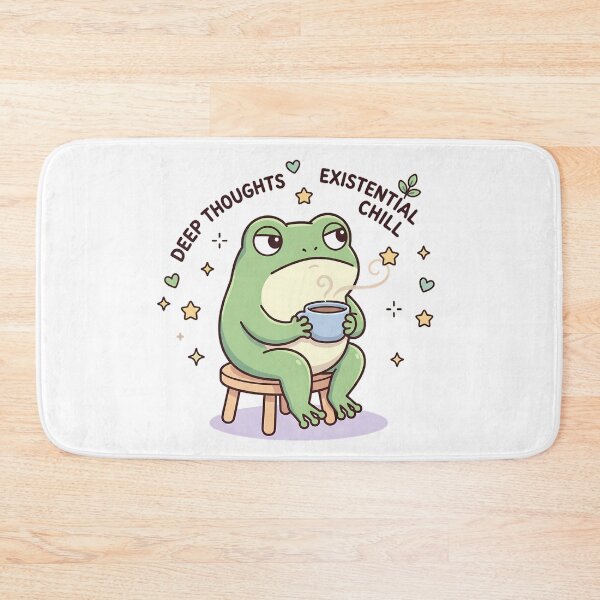 Item preview, Sad Frog Coffee Cartoon designed and sold by MzulhilmiZam.