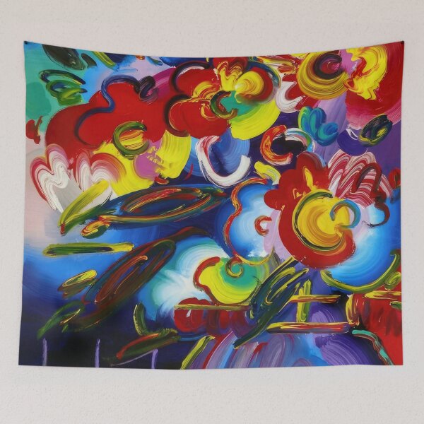 Item preview, peter max (67) - Peter Max Style Psychedelic Pop Art — Bold Colors Cosmic Retro 60s Print designed and sold by KirstenShShop.