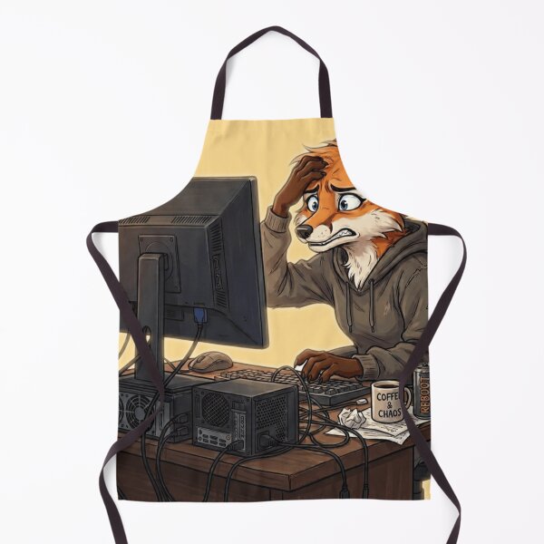 Item preview, Fox on computer designed and sold by The King's general goods.
