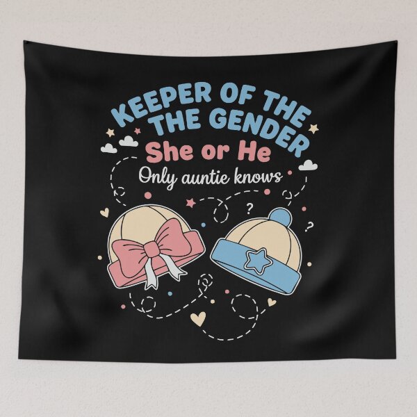 Item preview, Gender Reveal Keeper Of The Gender She Or He designed and sold by LuminOrb.