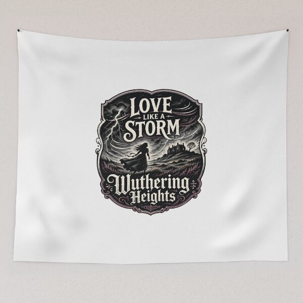 Item preview, Love Like A Storm Wuthering Heights Gothic Romance designed and sold by Fenay Designs.