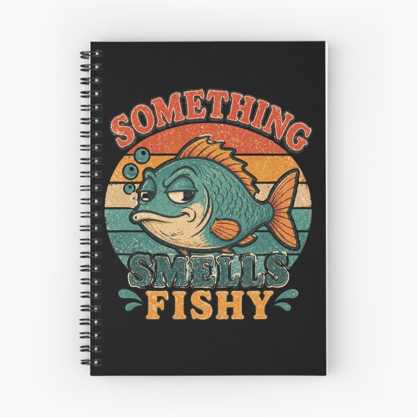 Item preview, Smells Fishy Fish Retro Fishing graphic designed and sold by byaga.