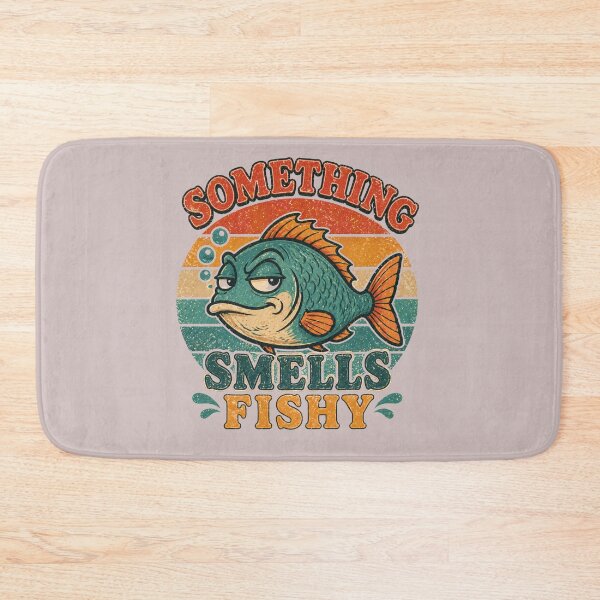 Item preview, Smells Fishy Fish Retro Fishing graphic designed and sold by byaga.
