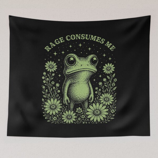 Item preview, Rage Consumes Me Frog designed and sold by will freed18.