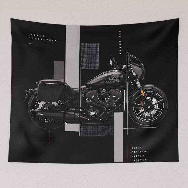 Item preview, Indian Scout 101 RT Techplus 2026 Black Smoke designed and sold by EdGraphy.