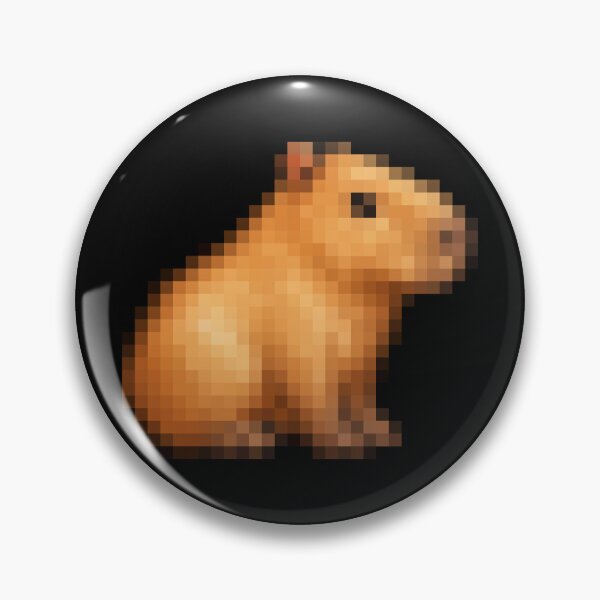 Item preview, Pixel Capybara Cute Retro Game Animal designed and sold by trajeado14.