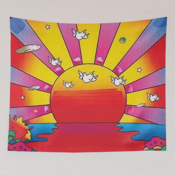 Item preview, peter max (69) - Peter Max Style Psychedelic Pop Art — Bold Colors Cosmic Retro 60s Print designed and sold by KirstenShShop.