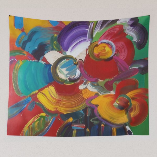Item preview, peter max (7) - Peter Max Style Psychedelic Pop Art — Bold Colors Cosmic Retro 60s Print designed and sold by KirstenShShop.