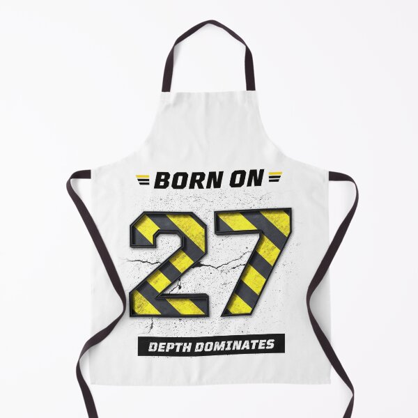 Item preview, Born on 27th Shirt – Depth Dominates Graphic Tee, Minimal Mindset Streetwear, Birthday Date Design designed and sold by amareshdas008.