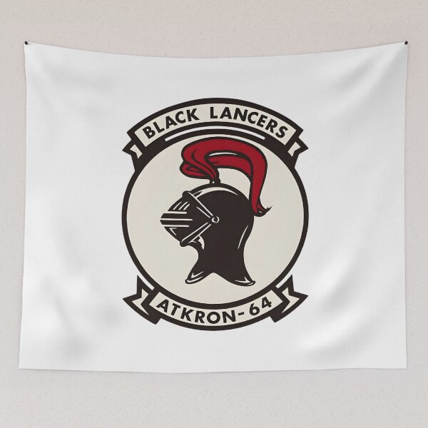 Item preview, Insignia of Attack Squadron 64 (VA-64) "Black Lancers" designed and sold by CharlieDesings.