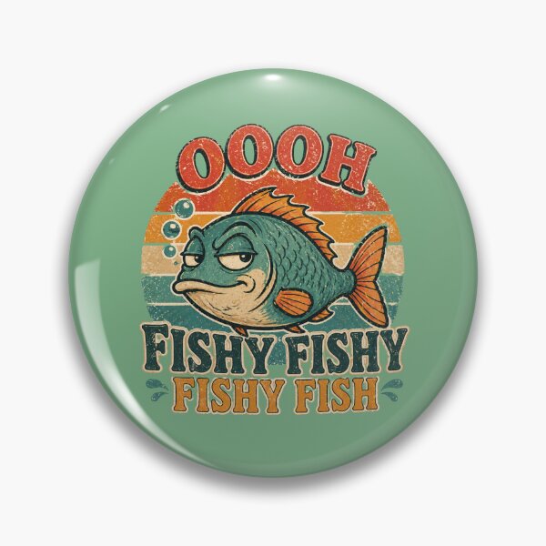 Item preview, Fishy Fish Retro Fishing graphic designed and sold by byaga.