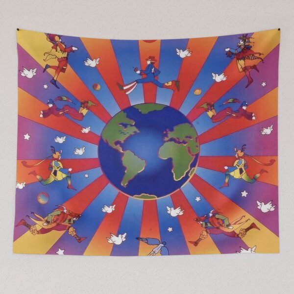 Item preview, peter max (70) - Peter Max Style Psychedelic Pop Art — Bold Colors Cosmic Retro 60s Print designed and sold by KirstenShShop.