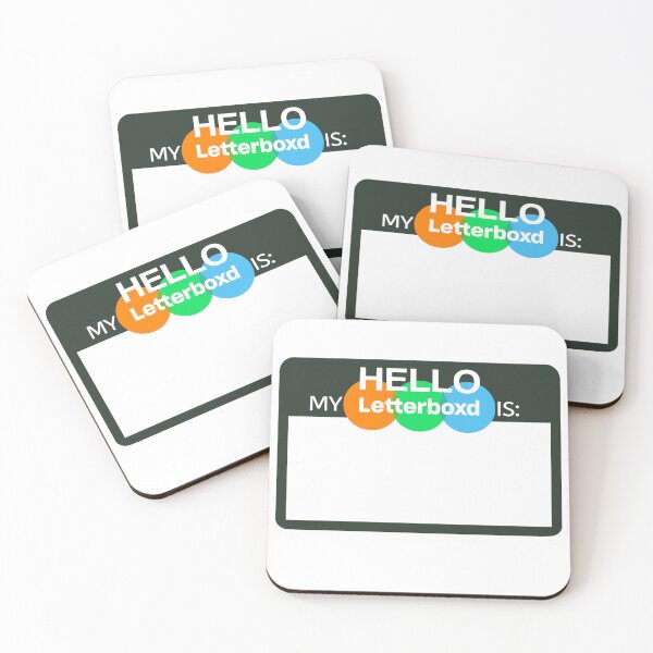 Item preview, Letterboxd Nametag designed and sold by SquidInk Stickers.