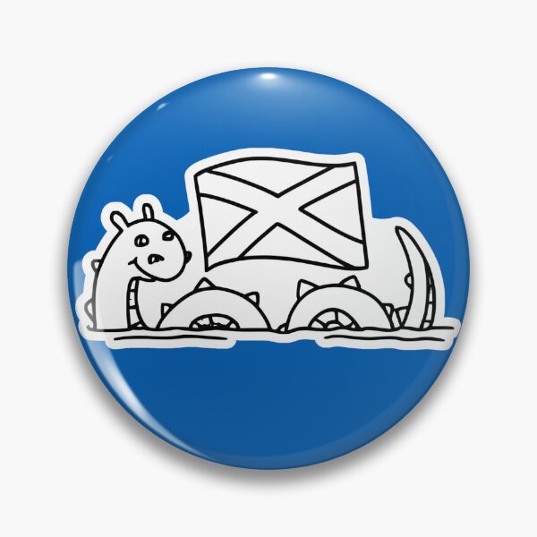 Item preview, Cute Scotland Doodle Drawing Black and White designed and sold by TackyTime.