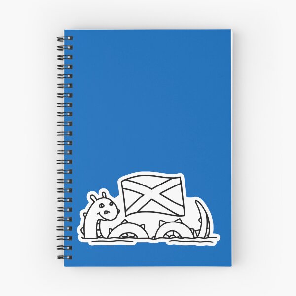 Item preview, Cute Scotland Doodle Drawing Black and White designed and sold by TackyTime.