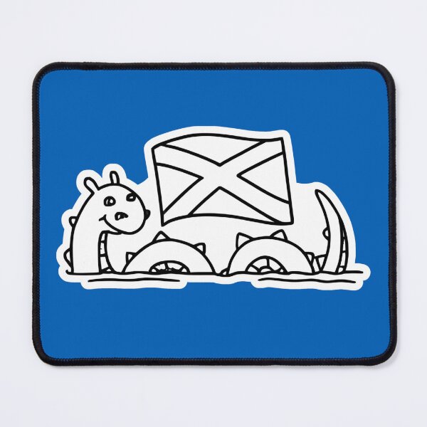 Item preview, Cute Scotland Doodle Drawing Black and White designed and sold by TackyTime.