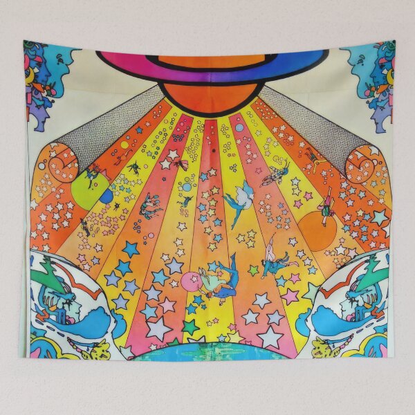 Item preview, peter max (76) - Peter Max Style Psychedelic Pop Art — Bold Colors Cosmic Retro 60s Print designed and sold by KirstenShShop.