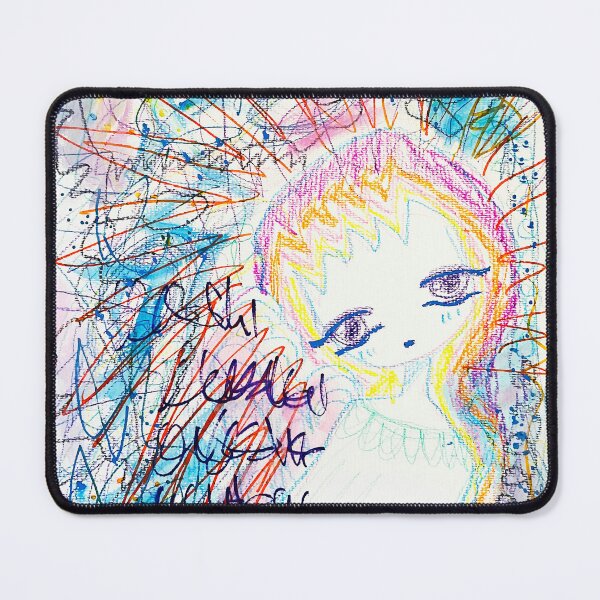 Item preview, Chaotic Manga Scribble Portrait – Mixed Media Art designed and sold by Kaya10Studio.