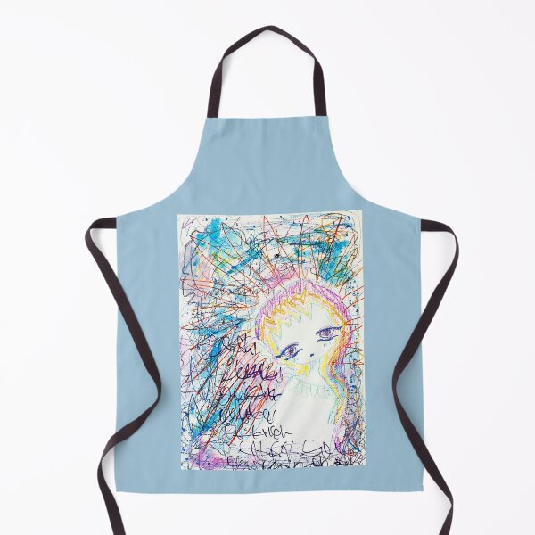 Item preview, Chaotic Manga Scribble Portrait – Mixed Media Art designed and sold by Kaya10Studio.