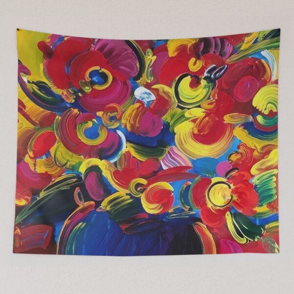 Item preview, peter max (79) - Peter Max Style Psychedelic Pop Art — Bold Colors Cosmic Retro 60s Print designed and sold by KirstenShShop.