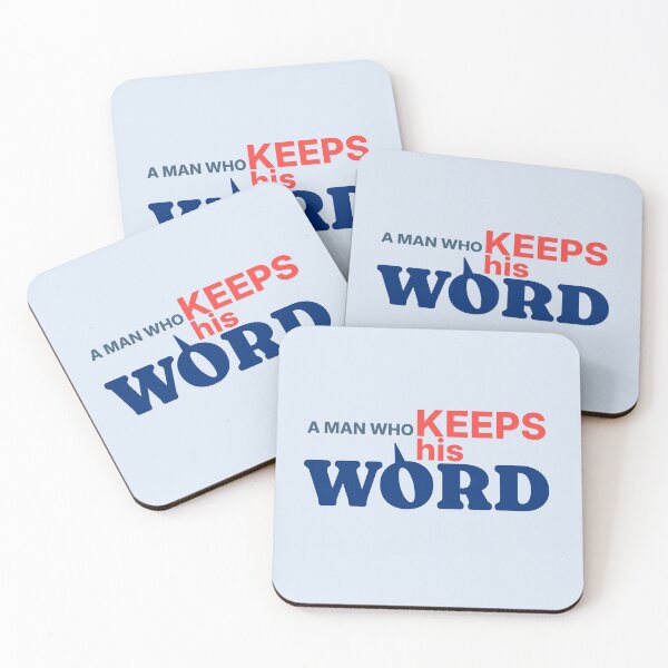 Item preview, A Man Who Keeps His Word Tee designed and sold by heyyoyeah63.